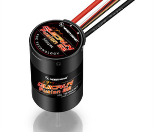 Moteur brushless étanche QuicRun Fusion <span class=keywords><strong>SE</strong></span> 1800KV en alliage d'aluminium avec capteur, ESC 40A intégré 2-en-1, pour RC FPV 1/10 - Product Image 1