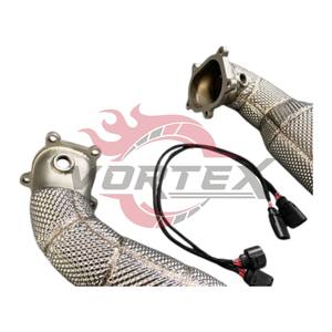 Collecteur d'échappement haute performance avec catalyseur Vortex pour Audi C7 A6 S6 S7 S8 RS6 RS7 4.0T - Product Image 3