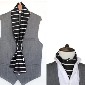 Novedad personalizada para hombre colorido doble cara corbata <span class=keywords><strong>Ascot</strong></span> corbata bufanda para fiesta de negocios - Product Image 2