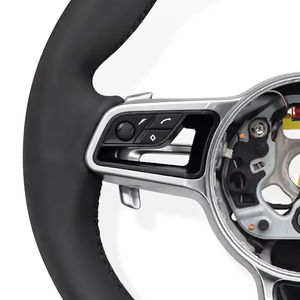 Volant en cuir Alcantara personnalisé pour Cayenne Panamera Cayman 718 991 911 Macan Style <span class=keywords><strong>GT</strong></span> amélioré - Product Image 5