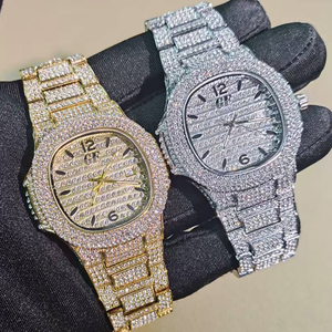 Orologi da Uomo Iced Out Hip Hop, Orologio da Polso da Uomo all'Ingrosso, Orologi da Rapper di Marca Top, Orologi da Polso di Lusso da Uomo, Relogio Montres De Luxe - Product Image 4
