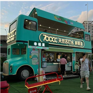 Cheap Mobile Ice Cream Crepe Food Truck Trailer with Hotdog & Chips Equipment Prefabricated Steel Restaurant Container for Sale - Product Image 1