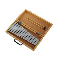 YONGXIN TL13B 13-Key Metallophone/Glockenspiel Hangend Percussion Instrument Black & White OEM/ODM Available