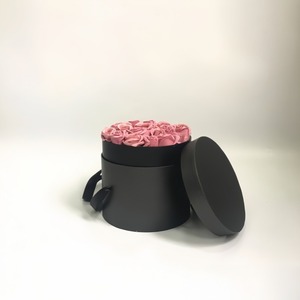 Caja de regalo circular de un solo tubo, caja de regalo para flores frescas, se puede personalizar según las necesidades. - Product Image 4