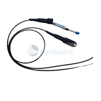 Carrete de Cable de tambor de Metal portátil, carro de Cable, carrete de entorno duro retráctil, bobinado para fibra óptica, 1 unidad