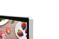Support de sol 4K UHD 65 pouces LED LCD Affichage vidéo Digital Totem Poster Monitor