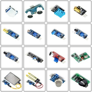 مجموعة 16 قطعة من وحدات الاستشعار لـ Raspberry Pi <span class=keywords><strong>3</strong></span> وRaspberry Pi <span class=keywords><strong>2</strong></span>، طقم للمبتدئين يحتوي على 16 نوعًا من الوحدات الاستشعارية، 16 في 1 - Product Image 6