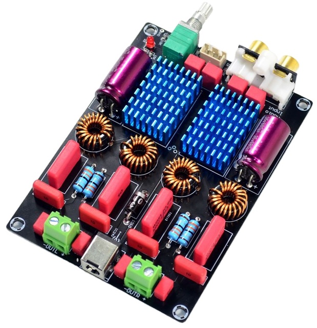 OEM ODM TPA3116 Two-channel Digital Amplifier Board WIMA Hifi Class D DIY Music Sound Audio Speaker Amplifier Board 2*100W