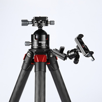 Tripod Mini Kepala Bola Aluminium Alloy Putar 360 Derajat untuk Kamera DSLR DV Dudukan Tripod Serbaguna