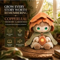 Jouet en peluche intelligent interactif AI pour l'heure du coucher, compagnon de lecture, aide au sommeil avec fonction de chat vocal pour enfants, cadeau