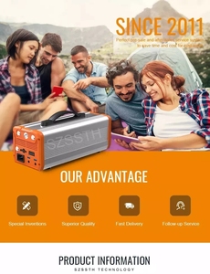 Máy Phát Điện Năng Lượng Mặt Trời Mini Mới Của Trung Quốc Nguồn Điện Trạm Biến Tần 110V 220V Ac 300W Pin Lithium Di Động Năng Lượng Mặt Trời Sta - Product Image 3