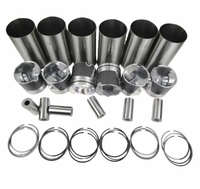 Pièces de moteur de camion Sinotruk Howo, ensemble de quatre pièces : piston, chemise de cylindre, segment de piston, axe de piston