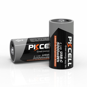 <span class=keywords><strong>2025</strong></span> Top Bán Chính Có Thể Sạc Lại C Kích Thước 1.5V <span class=keywords><strong>Lithium</strong></span> Ion C Pin Gói USB Sạc Hiệu Suất Cao - Product Image 3