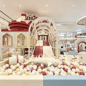 Aoleao Custom Carousel Indoor Playground Slide Tower Ball Pit <b>Playhouse</b> Garden Sandbox for Kids Soft Play CE TUV CPC Certified - Product Image 3
