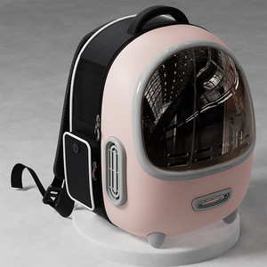 Breathable Oxford Pet Carrier <b>Backpack</b> Expandable <b>Cat</b> and Small Dog Travel Bag Zipper Closure Portable Outdoor Tote - Product Image 5