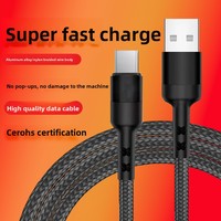 Kabel Data Pengisian Cepat USB 1m 1.5m 2m 2.4A Tembaga Murni USB a ke Micro-USB Grosir