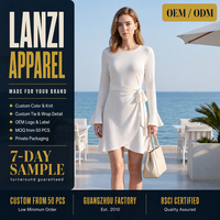 Robe Tunique Personnalisée pour Femme avec Demi-Zip, Tenue de Travail, Voyage, Look Superposé, Vente en Gros, OEM, ODM, Usine