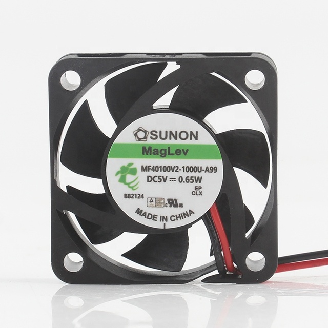 New Original Sunon 12V 24V 48V DC 5V 0.65W AC EC 4010 40X40X10MM 4CM Inverter Silent Two-wire MF40100V2-1000U-A99 Cooling Fan