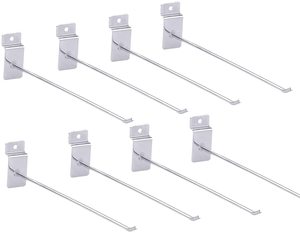 Tùy chỉnh Heavy-Duty 4 6 8 inch slatwall hiển thị Hooks kim loại/Thép cửa hàng hàng hóa Phụ kiện cho hiệu quả hiển thị - Product Image 2