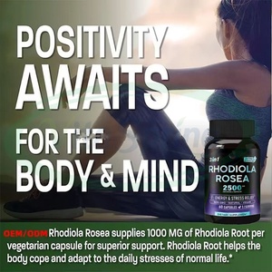 โรดิโอลาโรซีสารสกัดจากรากแคปซูลธรรมชาติผลิตภัณฑ์เสริมสุขภาพ500มก. สำหรับผู้ใหญ่ - Product Image 2