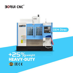 Centre d'usinage vertical VMC650 à haute rigidité avec broche BT40 et large plage de <span class=keywords><strong>vitesses</strong></span> pour une découpe métallique polyvalente - Product Image 1