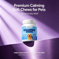 OEM ODM Marque Privée Friandises Apaisantes pour Chiens et Chats avec L-Théanine pour Soulager le Stress - Absorption Rapide & Complément Alimentaire Sûr pour Animaux