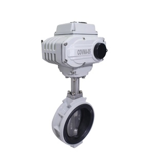 COVNA Vanne papillon motorisée en fonte et acier inoxydable 24V/220V - Product Image 1