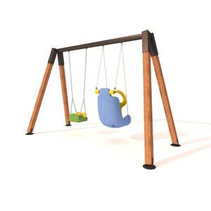 Columpio de madera, columpio para discapacitados y tipo estándar con asiento - Product Image 2