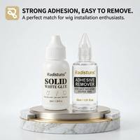 Colle adhésive Radistuns personnalisée pour perruques en dentelle, résistante à l'eau, forte tenue, pour kit d'installation de perruques frontales