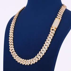 Lab Grown Diamond 925 Sterling <b>Silver</b> Luxury <b>Chain</b> Premium <b>Fine</b> Jewelry for Men and Women Wedding Gift - Product Image 6