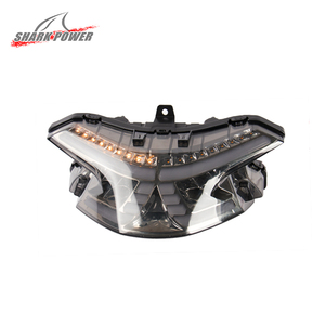 Requin Puissance <span class=keywords><strong>Moto</strong></span> Refit Commutateur Optionnel Fluide <span class=keywords><strong>Clignotant</strong></span> Feu Arrière Feu Arrière <span class=keywords><strong>Led</strong></span> Feu De Freinage Arrière - Product Image 3