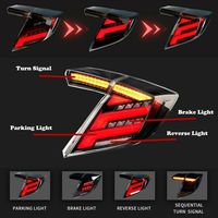 ZHENGWO — feu arrière à led pour civic type r modèle 2018, usine,