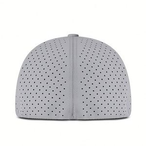 6 Bảng điều khiển biểu tượng tùy chỉnh gorras phẳng vành cổ điển nước bằng chứng hiệu suất hat laser cắt lỗ mũ thể thao thêu Snapback cap - Product Image 5