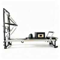 Système de poulies silencieuses professionnel réglable en aluminium pour demi-tourneuse de Pilates, idéal pour les studios de Pilates, construction moulée sous pression