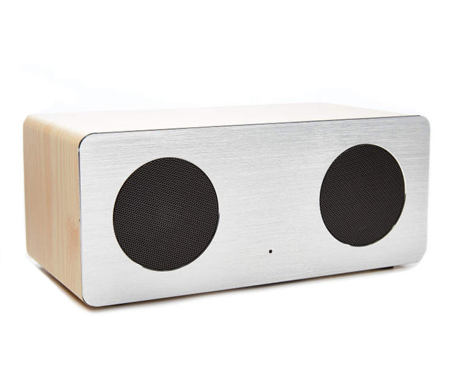 Promotion Rechargeable Wireless Wooden Bluetooths Speaker