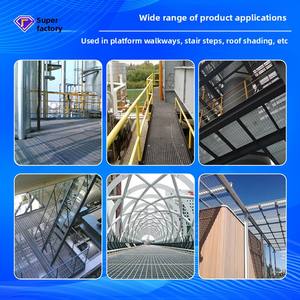 Plaque de treillis en acier galvanisé G325/30/50, fabricant de plaques de treillis <span class=keywords><strong>pour</strong></span> plateformes de centrales électriques et de drainage des parcs - Product Image 4