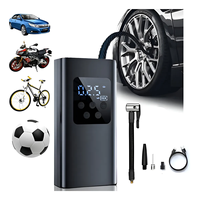 Gonfleur de Pneus Électrique Numérique Automatique 4500 mAh 19 mm Sans Fil 150 psi Compresseur pour Voiture Vélo Ballons