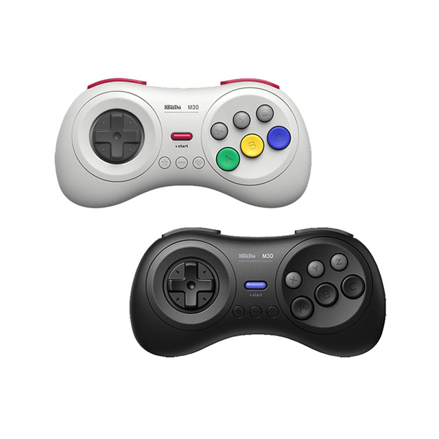 8Bitdo M30 BT Wireless Controller for for and for Xboxes PC Joystick ABS Material Black White