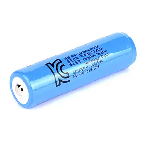 KC 18650锂电池组3.7V 2000毫安时2600毫安时3000毫安时3500毫安时可充电电池韩国尖头锂离子电池