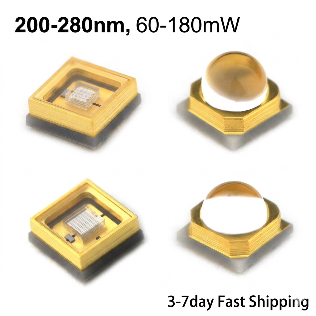 UVC LED Light Source with Free Technical Support 222nm 250nm 254nm 258nm 265nm 275nm 280nm for General Industrial Equipment