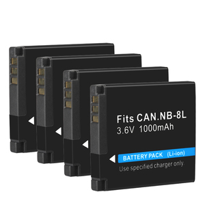 Li-आयन NB-8L 3.6v 1000mah रिचार्जेबल कैमरा बैटरी पैक - Product Image 6