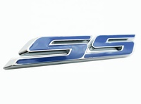 Autocollants personnalisés YZS pour voiture, lettres SS ABS, grille, capot, coffre, emblème, badge, autocollants de carrosserie