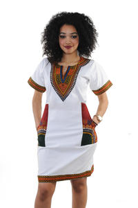 2025 Afrika cetak Kaftan kaus Dashiki gaun untuk wanita - Product Image 3