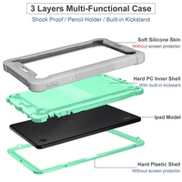 Coque rigide antichoc pour tablette TCL Tab 10 5G 10,1 pouces, design personnalisé et tendance, support invisible, porte-crayon en silicone, portable