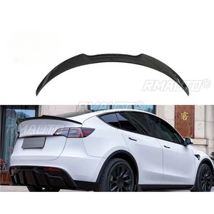 สำหรับรถสปอยเลอร์รุ่นเทสลาโมเดลรถสปอยเลอร์หลังคาสปอยเลอร์มีปีกหลังสำหรับรถสปอยเลอร์ท้ายรถสปอยเลอร์ด้านหลัง2023 2019ใบพัด - Product Image 3