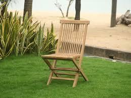 Chaise pliante classique en teck de haute qualité Solution d'assise polyvalente pour bureau à domicile salon pratique pour une utilisation intérieure et extérieure - Product Image 2