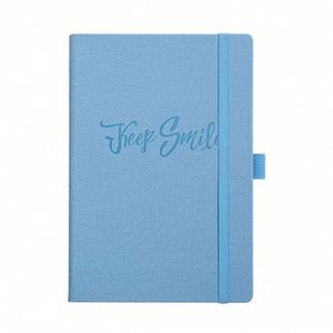 Carnets en cuir PU A5 avec logo en relief OEM, bande élastique, agenda personnalisé, planificateur, journal, carnets de notes - Product Image 5