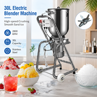 Commerciële 30L elektrische voedselblender van roestvrij staal, industriële mixer voor het verwerken van groenten, fruit en sauzen