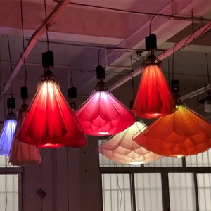 Trong nhà hoa điện lớn mở và đóng ánh sáng tự động động cơ nâng hoa đèn chùm điện - Product Image 1