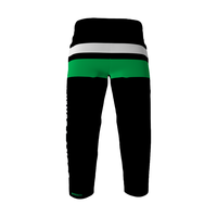 Pantalon de hockey sur glace noir haut de gamme personnalisé pour entreprise OEM ODM, impression par sublimation, pantalon de hockey à roulettes pour hommes adultes KM21